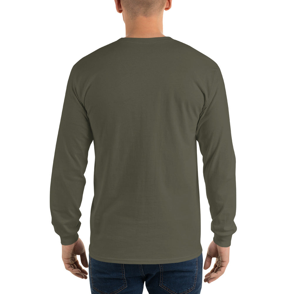 Do It Yourself Hunter White Logo Men’s Long Sleeve Shirt