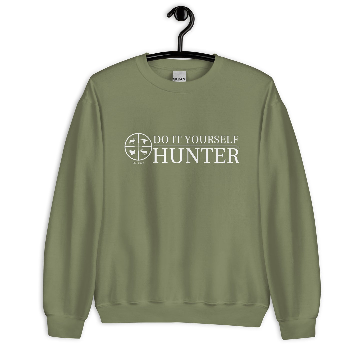 DO IT YOURSELF HUNTER White Logo Sweatshirt