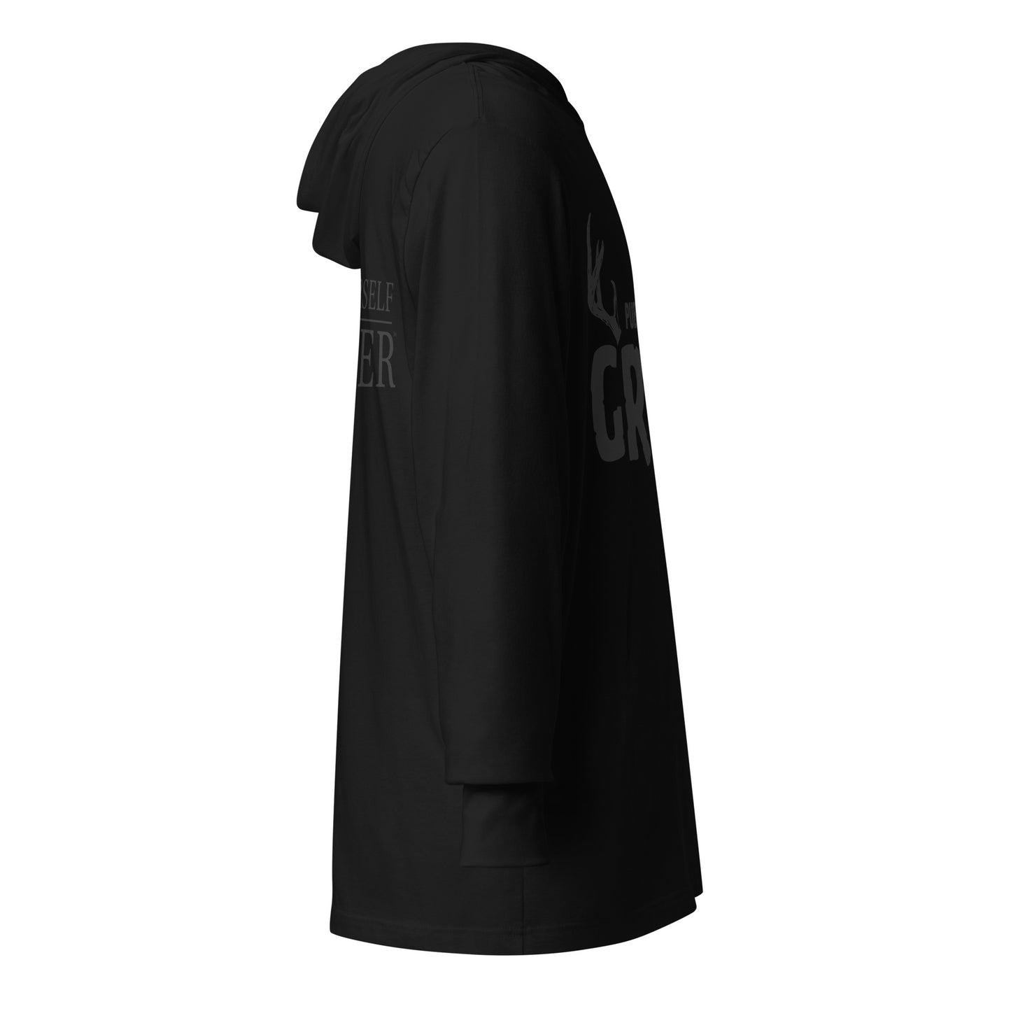 DO IT YOURSELF HUNTER Public Land Grind Hooded Long-sleeve Tee