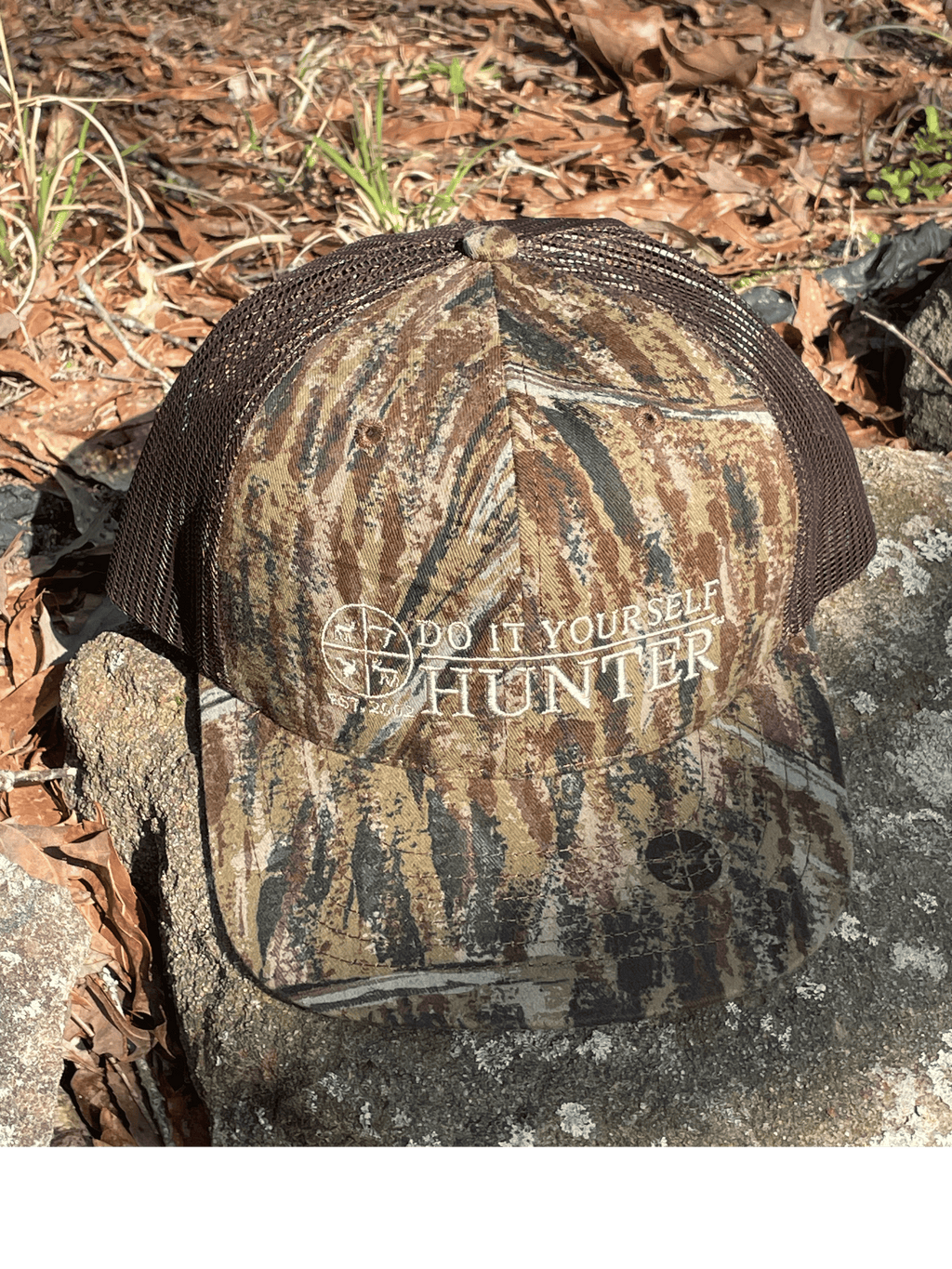 Do It Yourself Hunter Camo Caps, Brown Mesh Backing