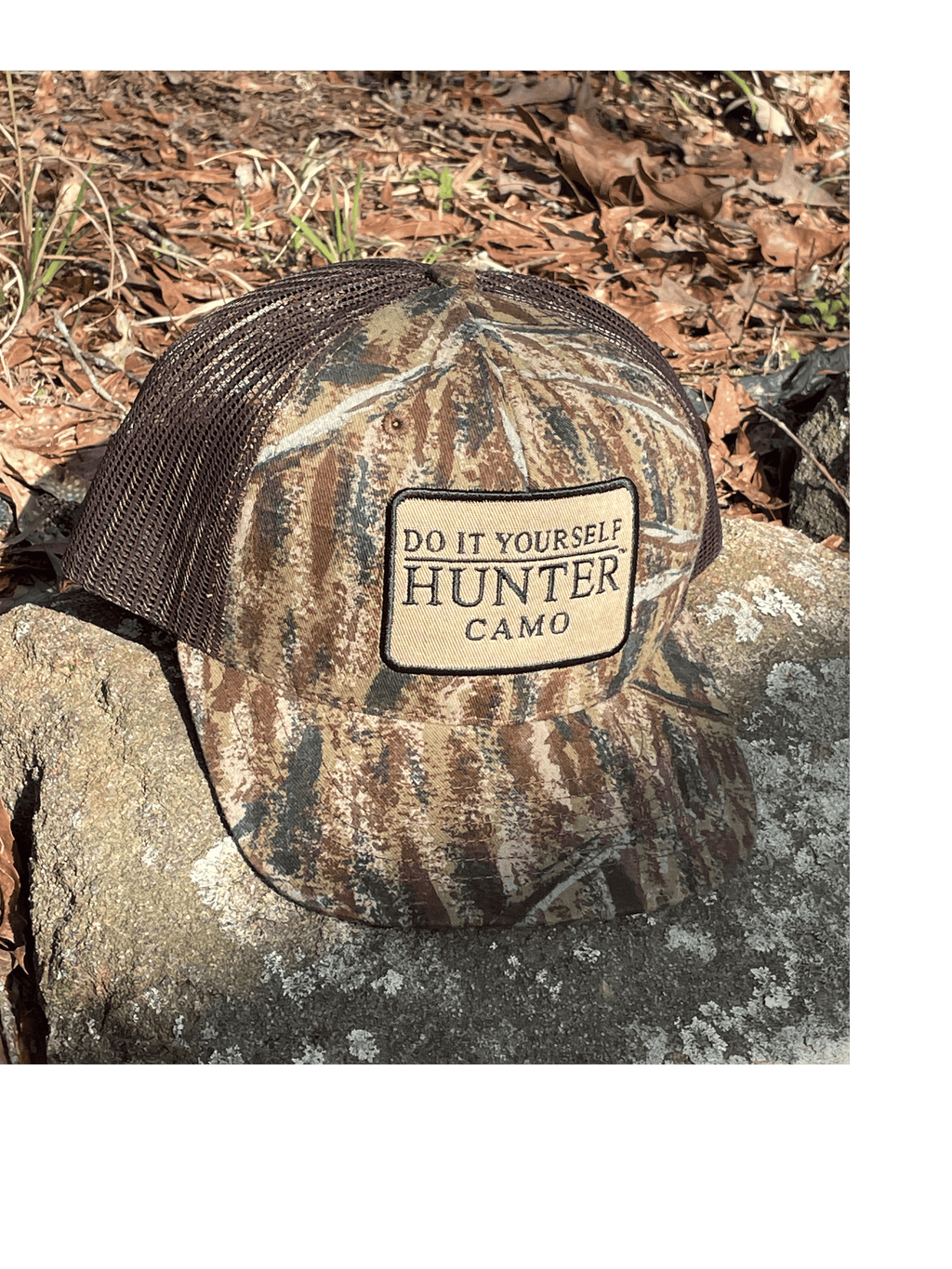 Do It Yourself Hunter Camo Caps, Brown Mesh Backing