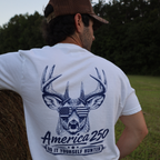 Do It Yourself Hunter™ Cool Buck Lifestyle T-Shirt featuring a graphic of a cool buck deer in a casual style.