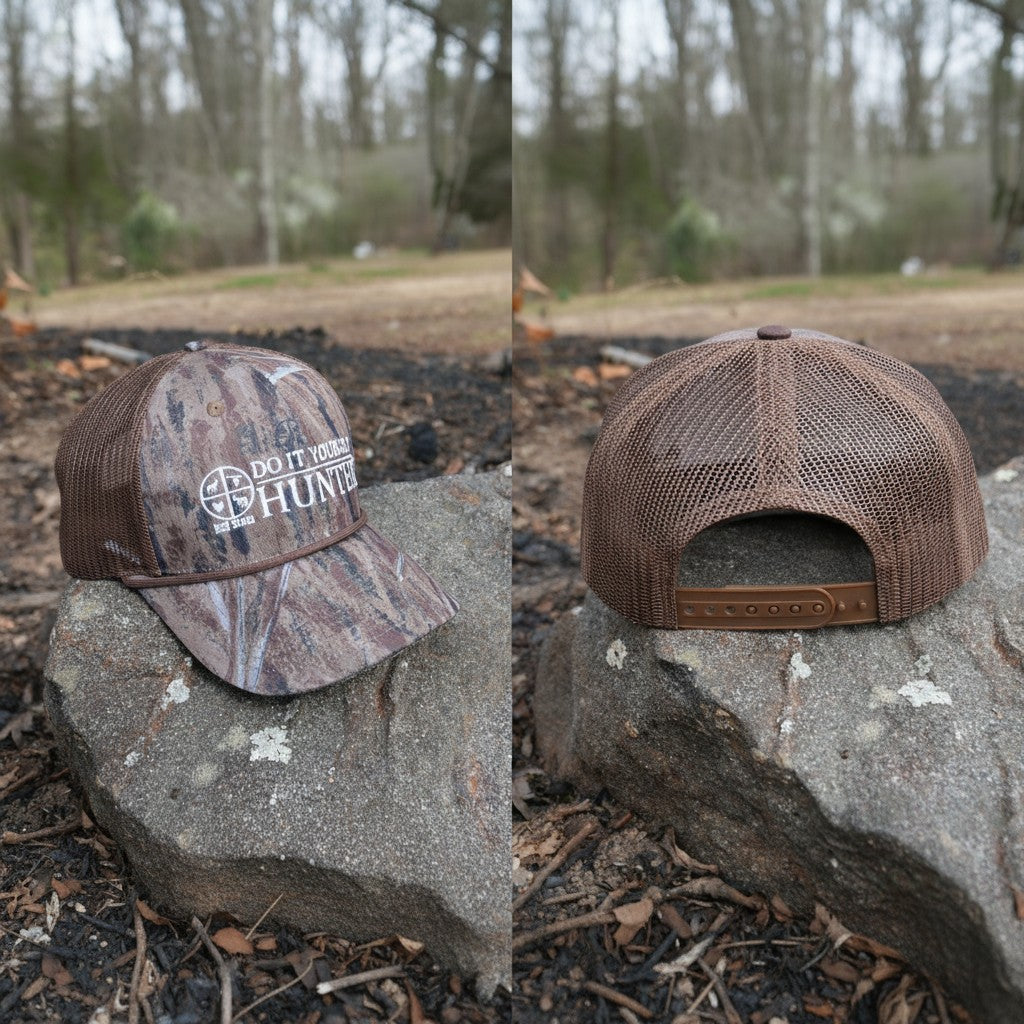 Do It Yourself Hunter Camo Trucker Rope Cap