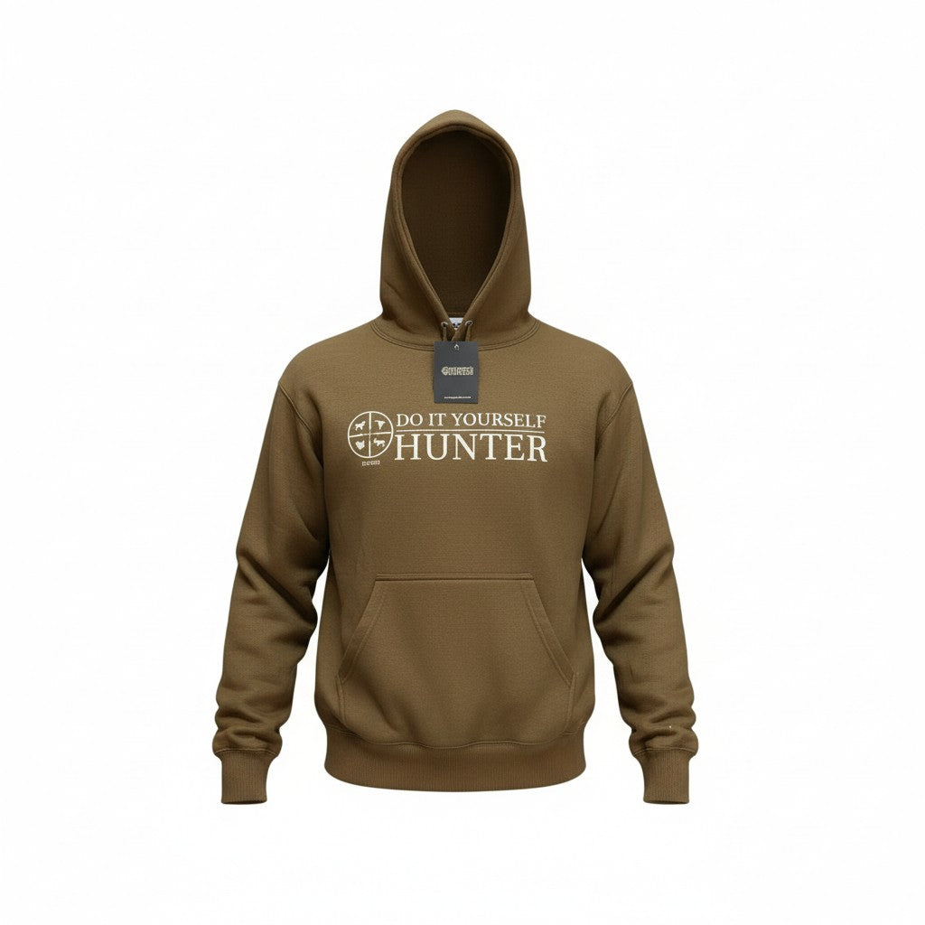 Do It Yourself Hunter Hoodie, Dark Olive Green