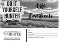 DO IT YOURSELF HUNTER GIFT CARD