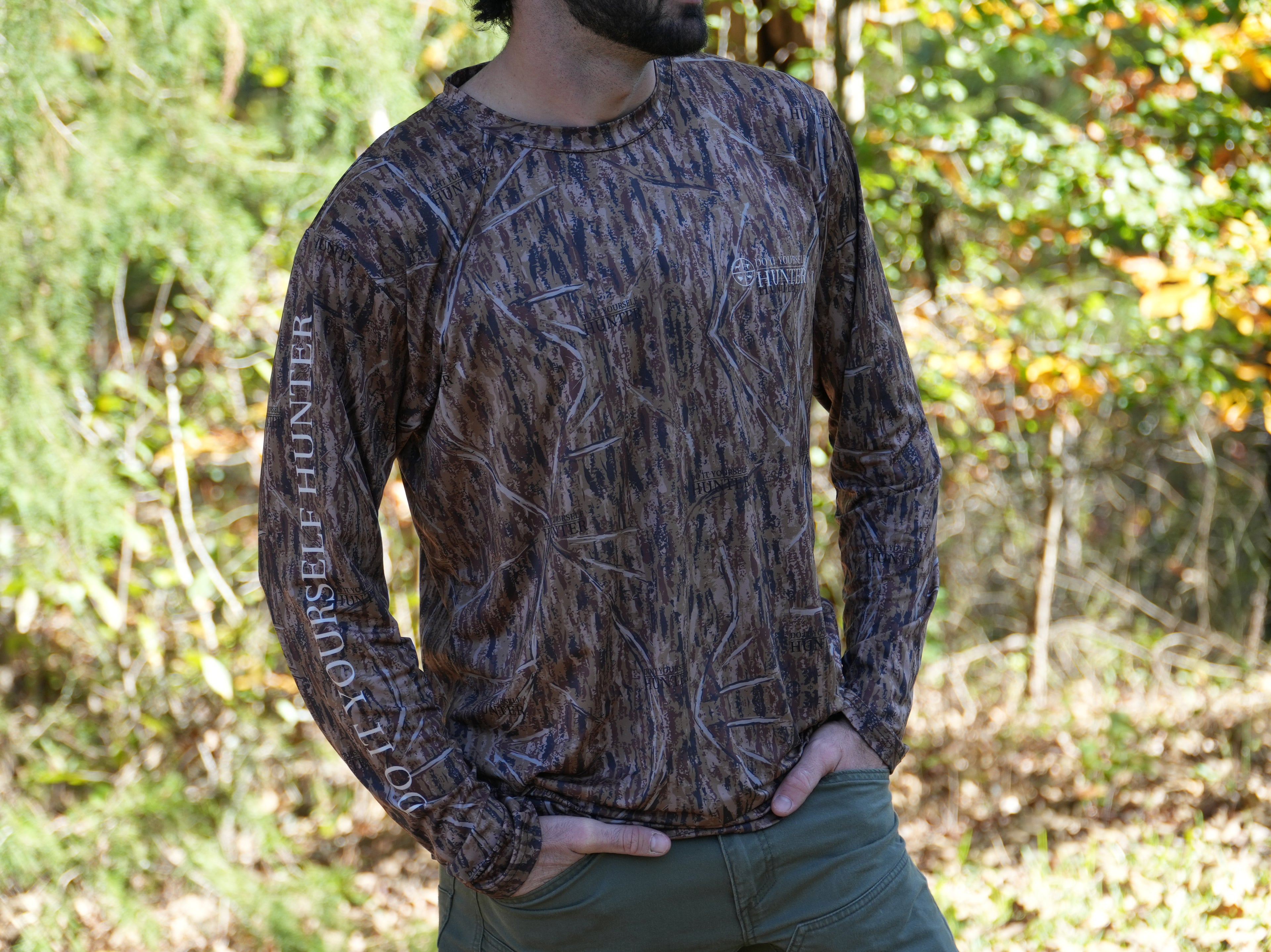 Do It Yourself Hunter Camo Long Sleeve Shirt