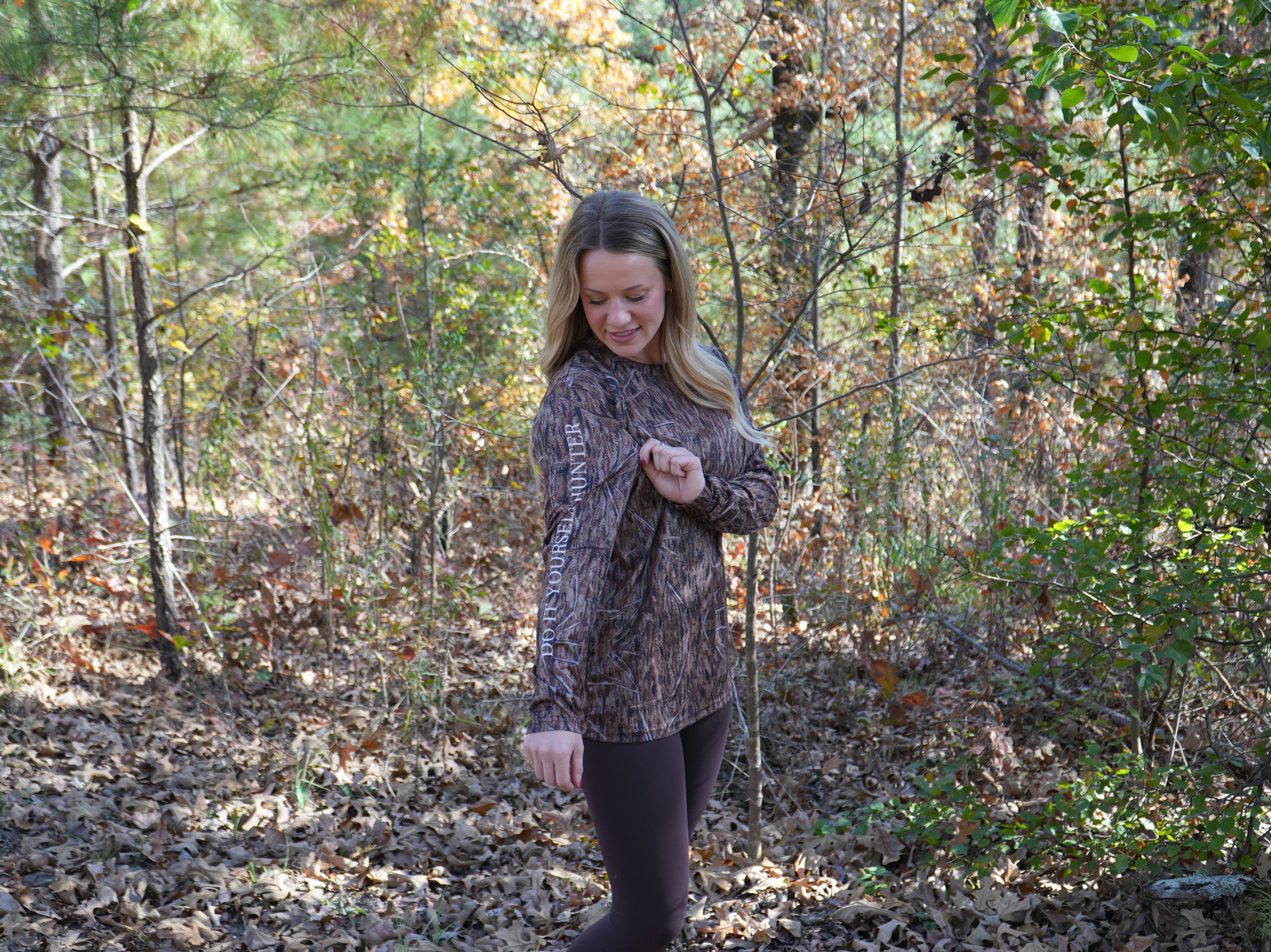 Do It Yourself Hunter Camo Long Sleeve Shirt