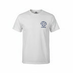 Front view of DIY Hunter™ 250th Cool Buck lifestyle T-shirt on ghost mannequin, showcasing the graphic and design details.