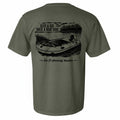 Give a Big Buck a Boat Ride T-Shirt – Sage | Do It Yourself Hunter Lifestyle Collection