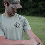 Black 250th House Buck T-shirt from the Do It Yourself Hunter lifestyle collection featuring a detailed buck graphic on the front.