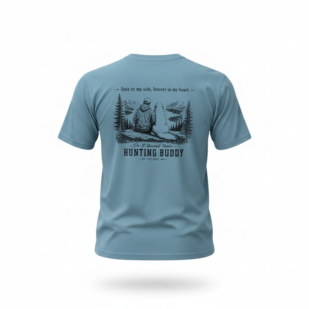 Hunting Buddy – Do It Yourself Hunter Lifestyle™ Ice Blue Comfort Colors® T-Shirt