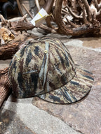 DO IT YOURSELF HUNTER camo cap featuring archery-themed design, adjustable strap, and outdoor camouflage pattern.