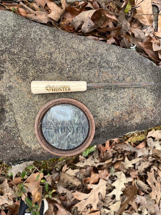 6.  Glass DIYH Camo Pot Call