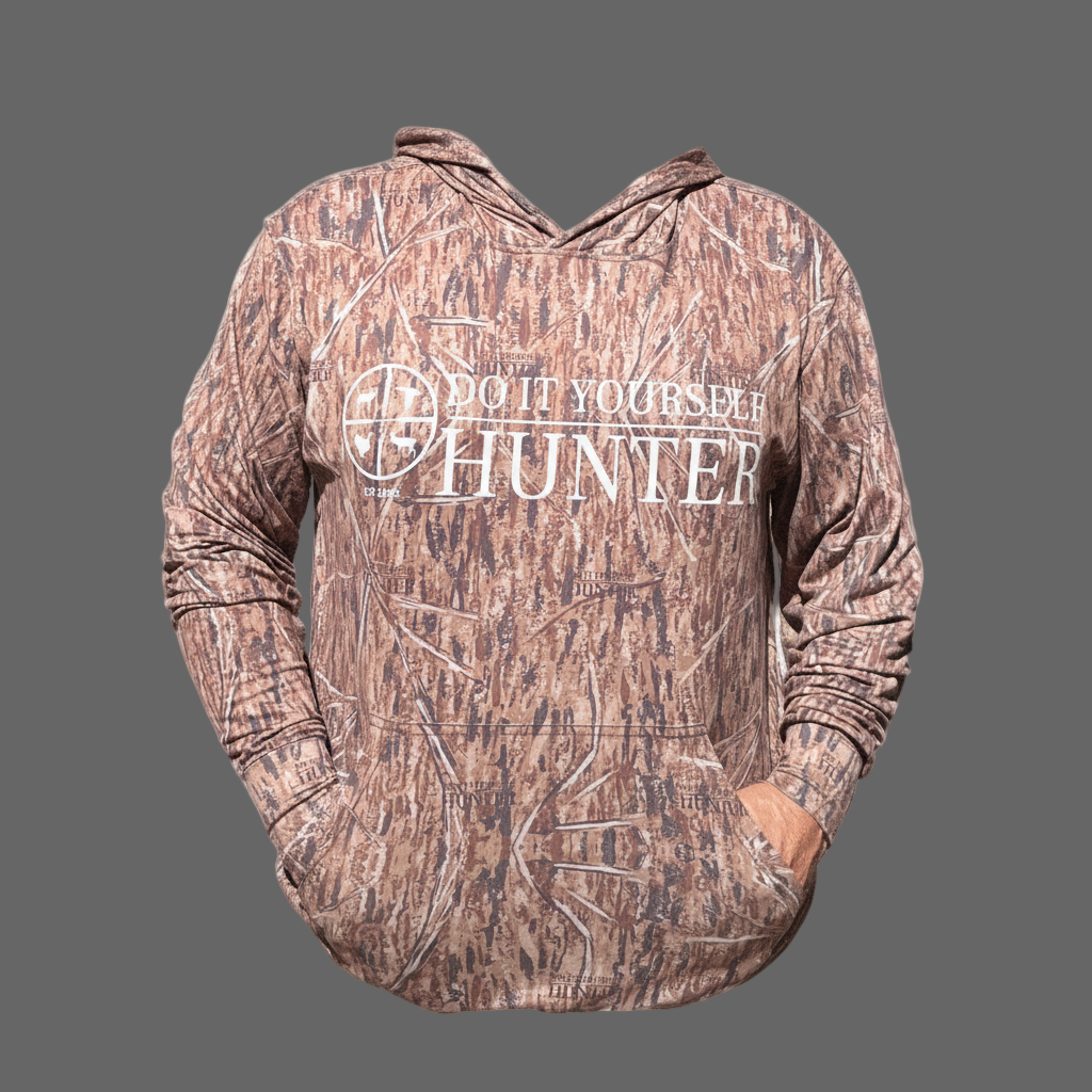 Do It Yourself Hunter Camo Lightweight Hoodie