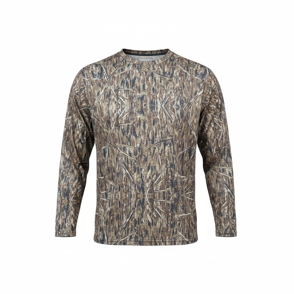 Do It Yourself Hunter Camo Long Sleeve Shirt - Spandex