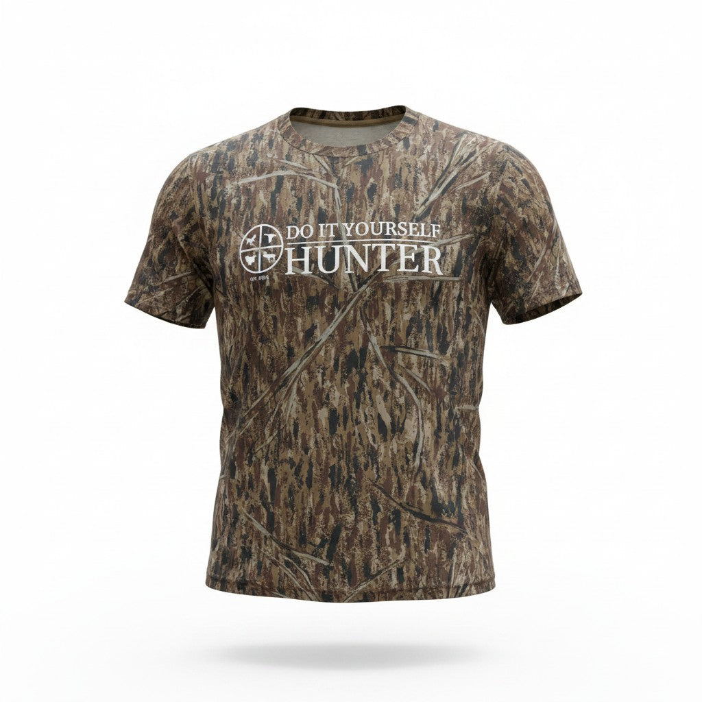 DIYH Camo 100% Cotton T-Shirt with logo