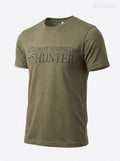 Olive green DIY Hunter T-shirt for youth, made with Next Level 60/40 blend, featuring a casual fit and minimalist design.