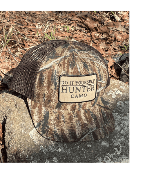 Do It Yourself Hunter Camo Caps, Brown Mesh Backing - DO IT YOURSELF HUNTER