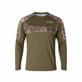 Do It Yourself Hunter Camo Hybrid Dark Green Long Sleeve Shirt - DO IT YOURSELF HUNTER
