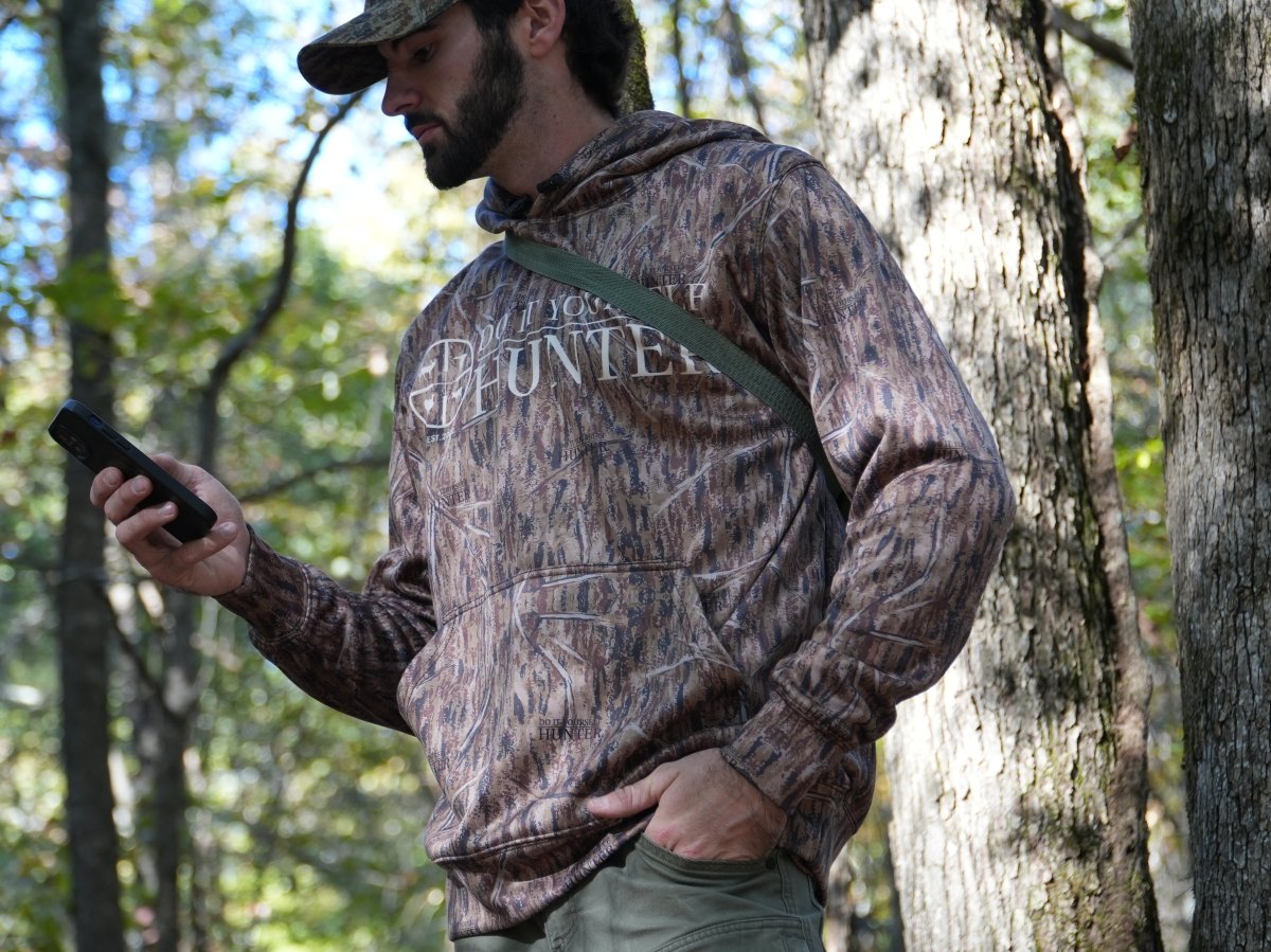 Do It Yourself Hunter Camo Medium Weight Hoodie - DO IT YOURSELF HUNTER