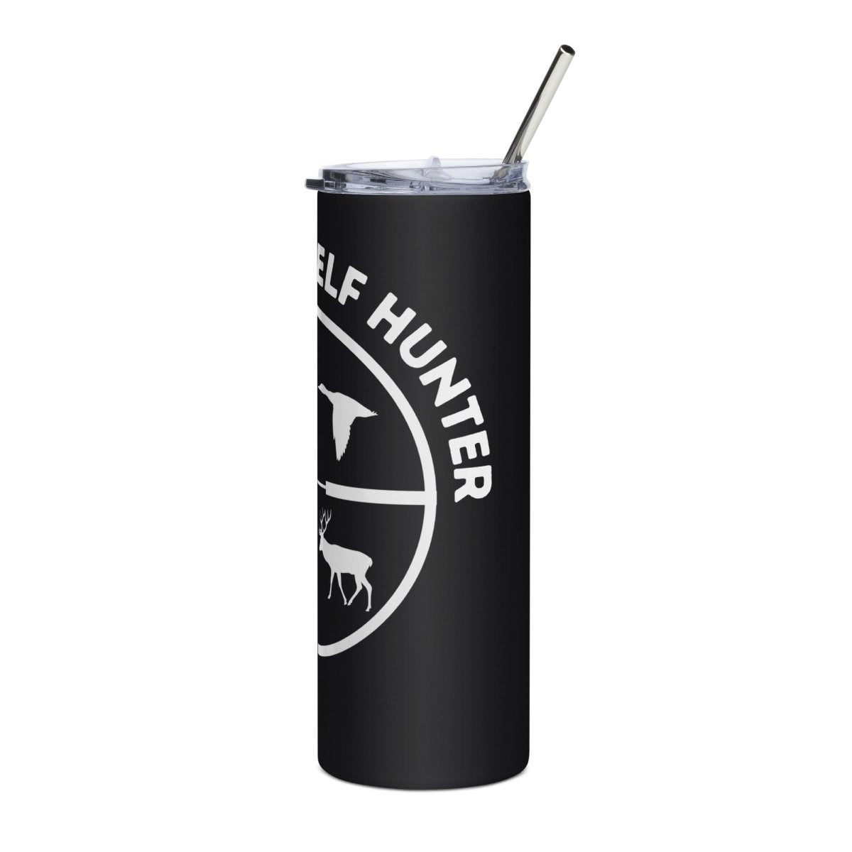 Do It Yourself Hunter Circle White Logo Stainless steel tumbler - DO IT YOURSELF HUNTER