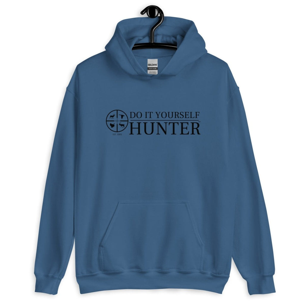 DO IT YOURSELF HUNTER Hoodie Black Logo - DO IT YOURSELF HUNTER