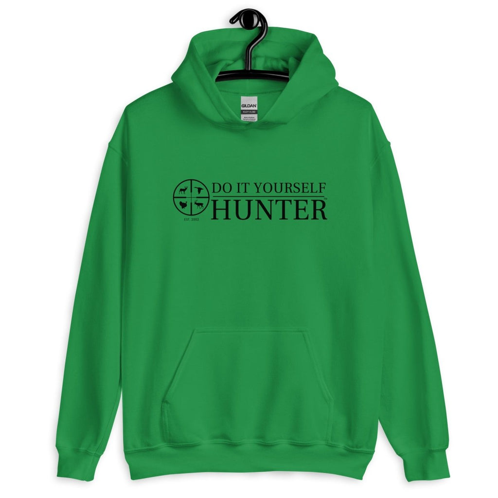 DO IT YOURSELF HUNTER Hoodie Black Logo - DO IT YOURSELF HUNTER