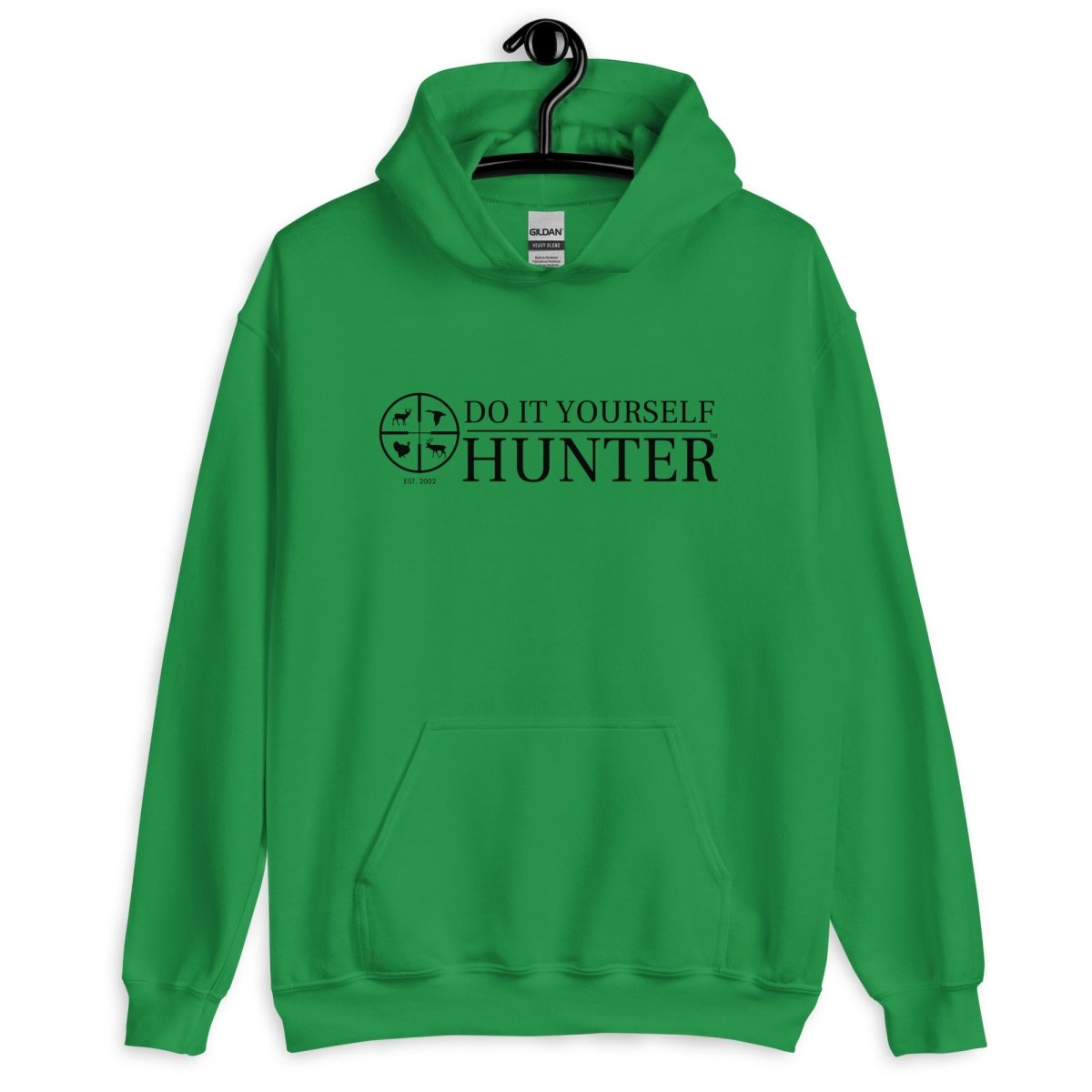 DO IT YOURSELF HUNTER Hoodie Black Logo - DO IT YOURSELF HUNTER
