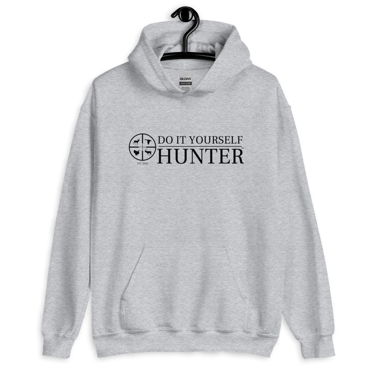 DO IT YOURSELF HUNTER Hoodie Black Logo - DO IT YOURSELF HUNTER