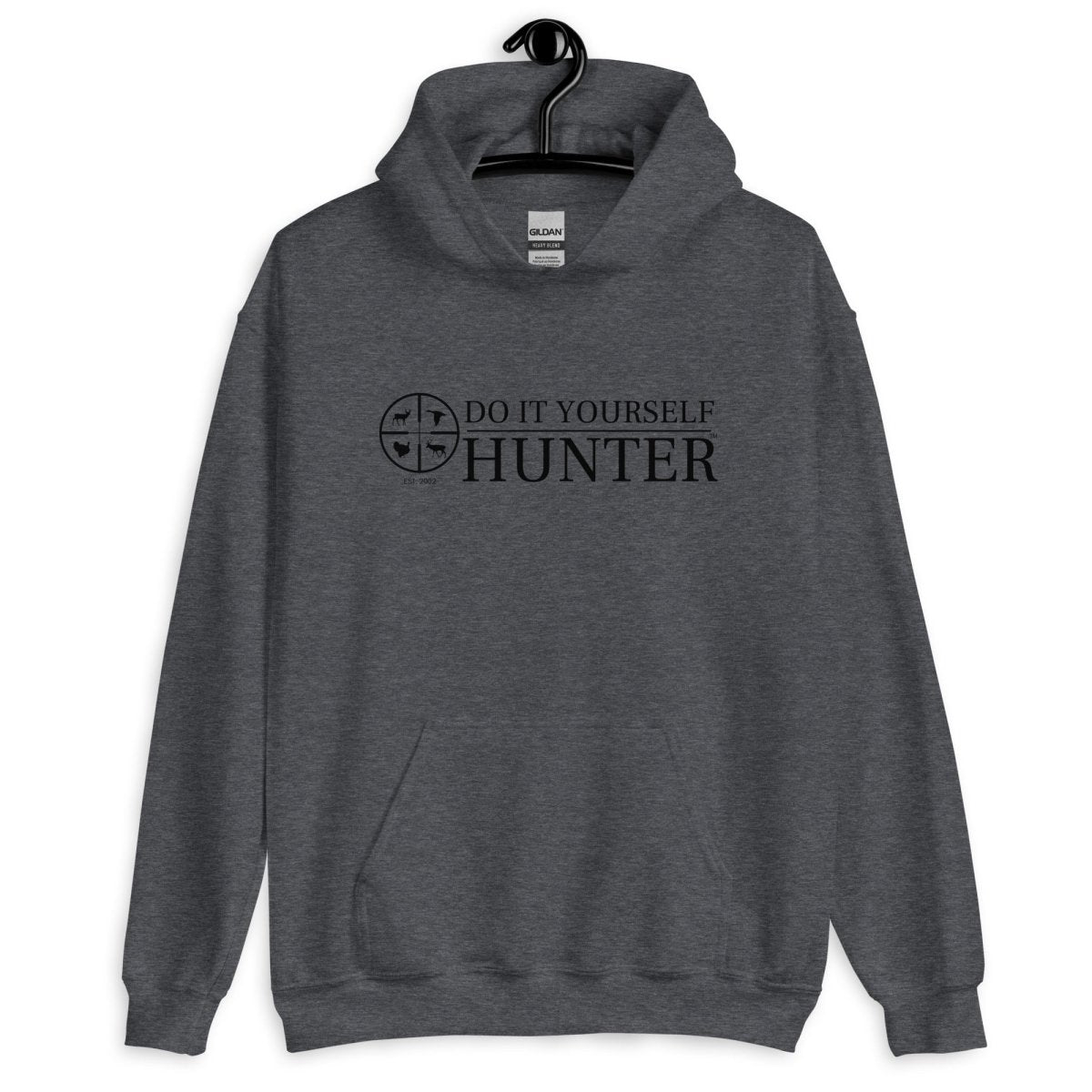 DO IT YOURSELF HUNTER Hoodie Black Logo - DO IT YOURSELF HUNTER