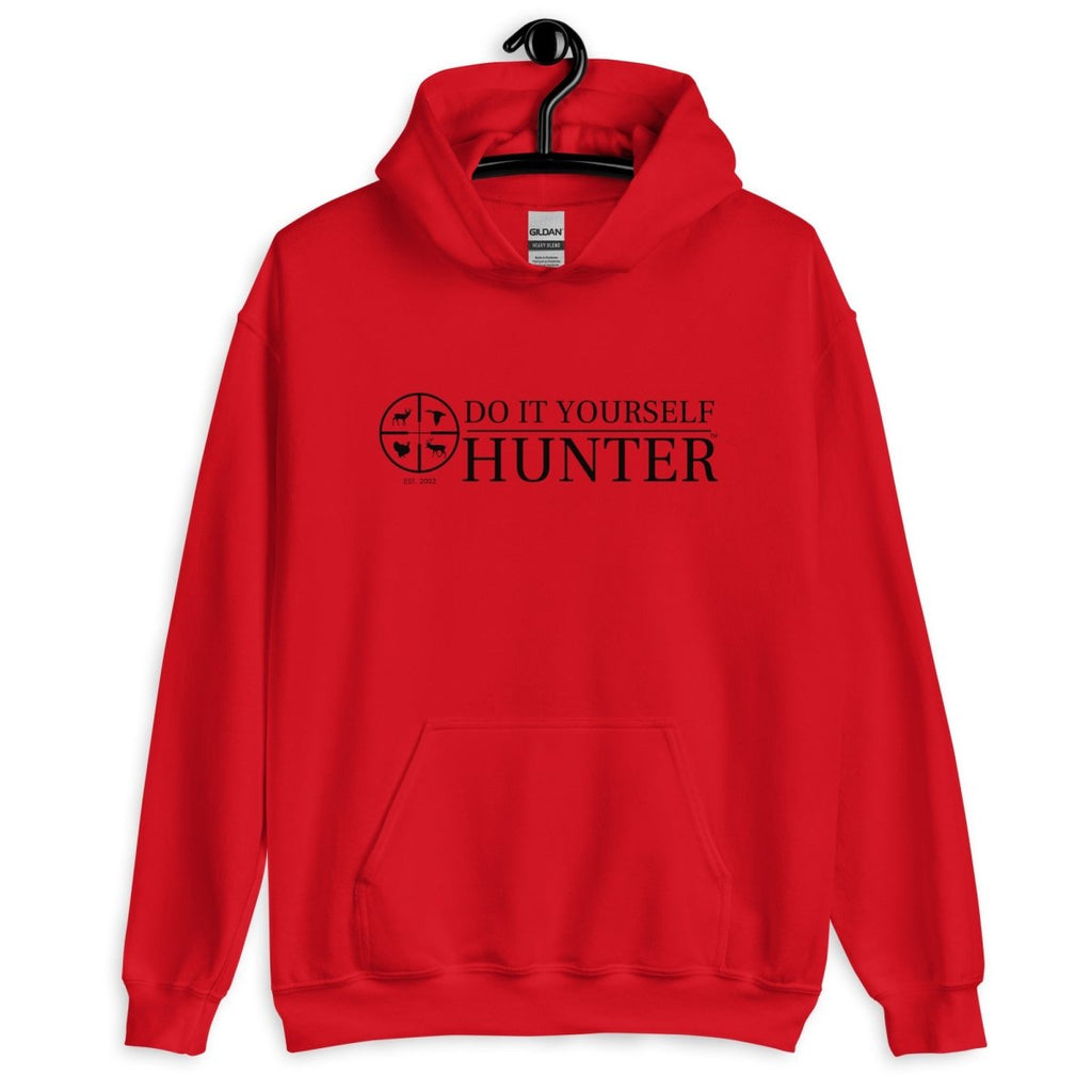 DO IT YOURSELF HUNTER Hoodie Black Logo - DO IT YOURSELF HUNTER