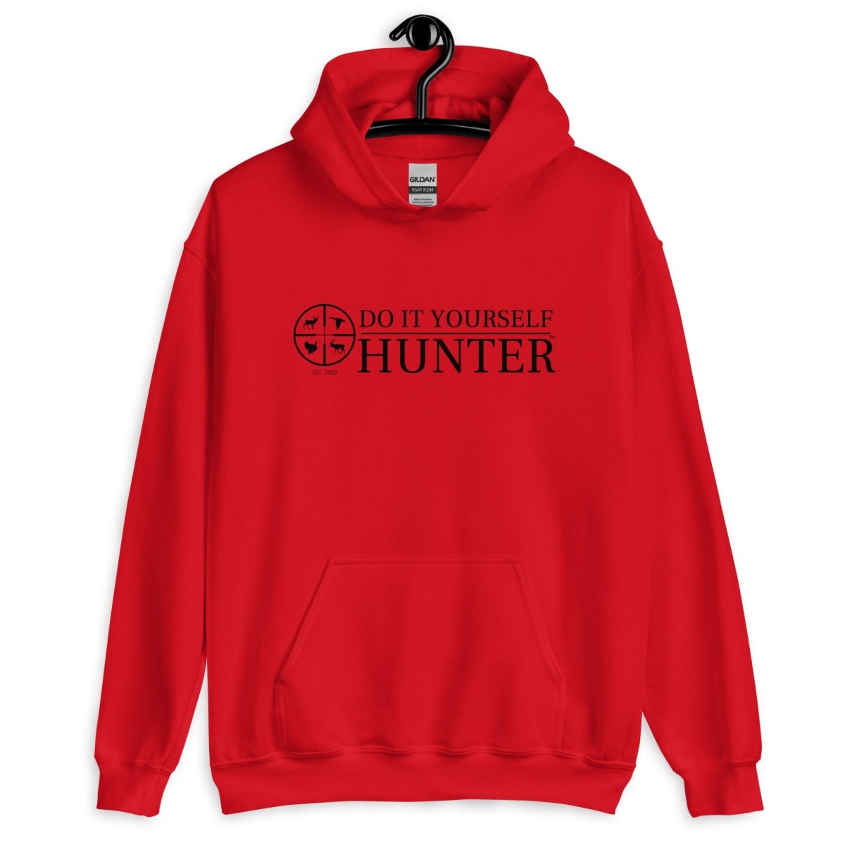 DO IT YOURSELF HUNTER Hoodie Black Logo - DO IT YOURSELF HUNTER
