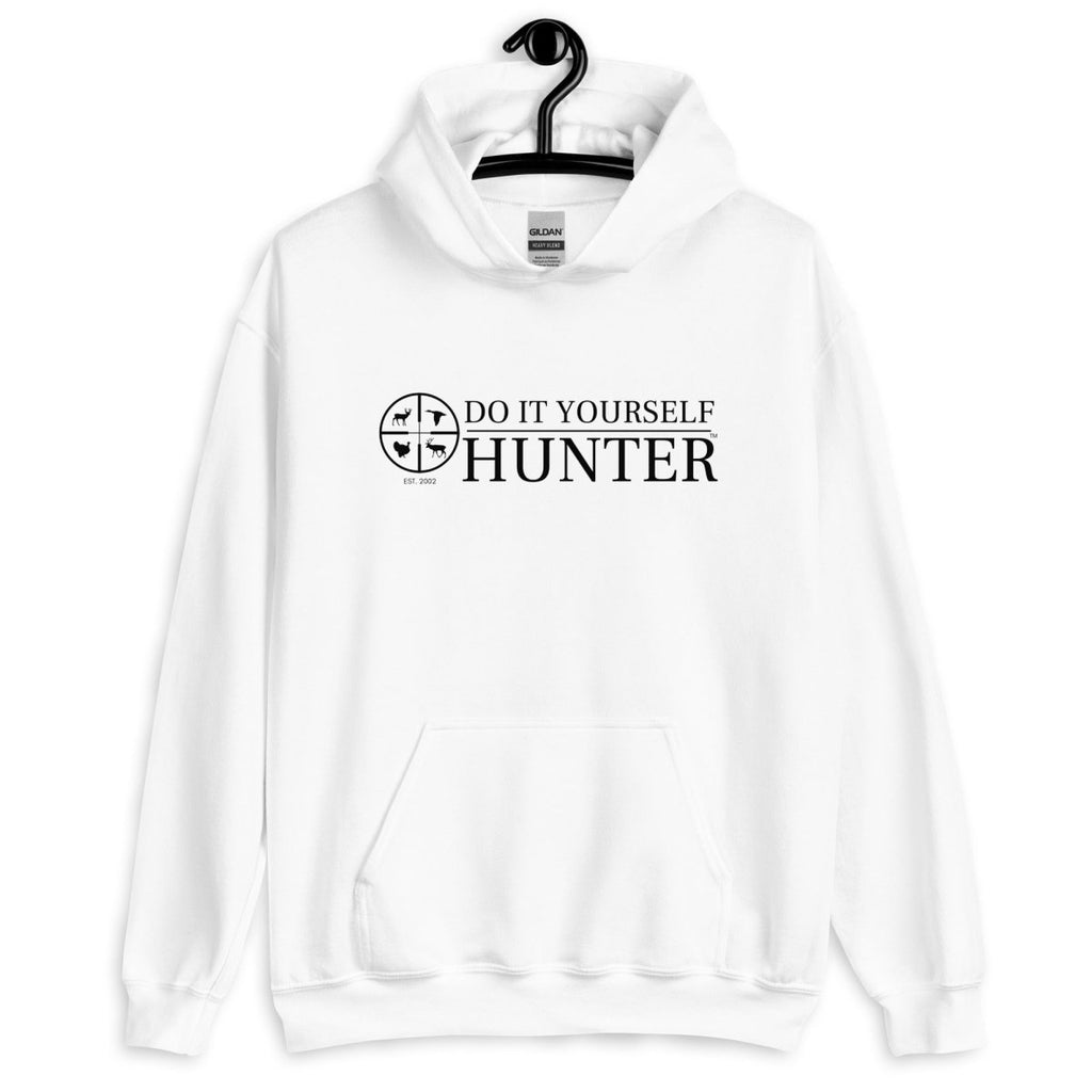 DO IT YOURSELF HUNTER Hoodie Black Logo - DO IT YOURSELF HUNTER