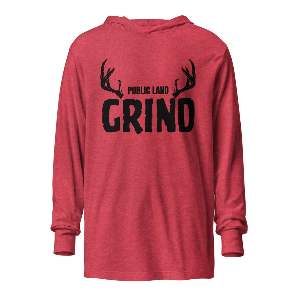 DO IT YOURSELF HUNTER Public Land Grind Hooded Long - sleeve Tee - DO IT YOURSELF HUNTER