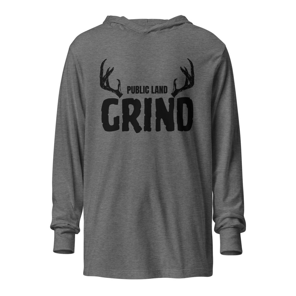 DO IT YOURSELF HUNTER Public Land Grind Hooded Long - sleeve Tee - DO IT YOURSELF HUNTER