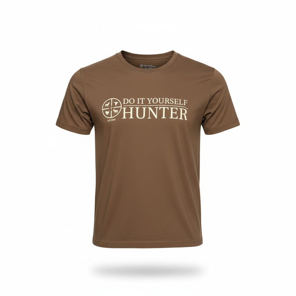 Do It Yourself Hunter Short Sleeve T-Shirt, Dark Olive Green - DO IT YOURSELF HUNTER