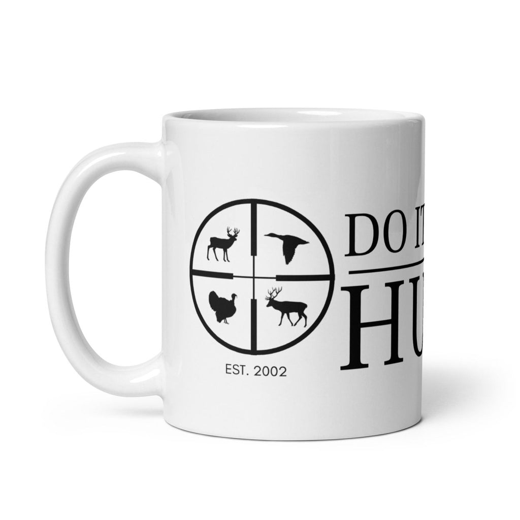 DO IT YOURSELF HUNTER White Glossy Coffee Mug - DO IT YOURSELF HUNTER