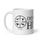 DO IT YOURSELF HUNTER White Glossy Coffee Mug - DO IT YOURSELF HUNTER
