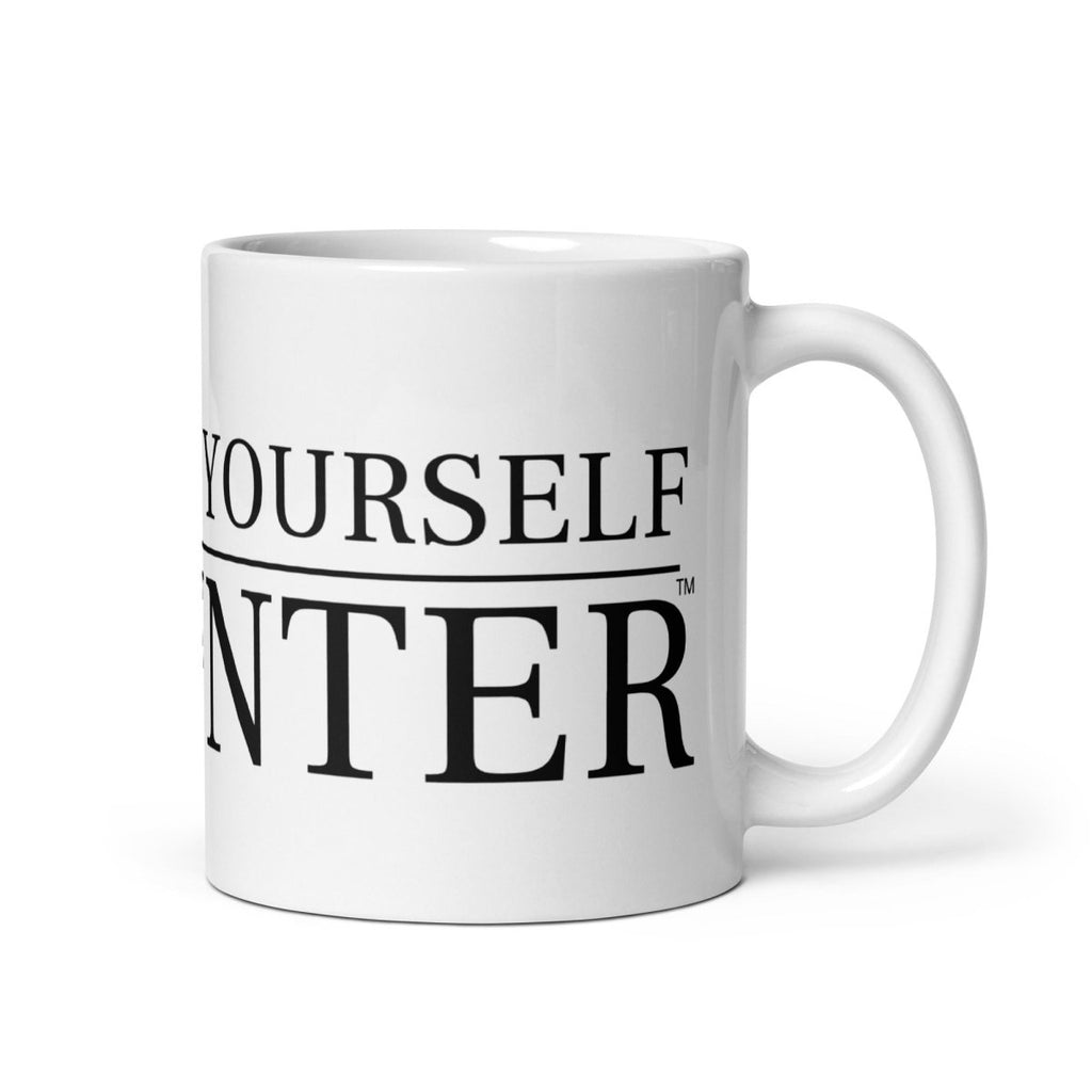 DO IT YOURSELF HUNTER White Glossy Coffee Mug - DO IT YOURSELF HUNTER