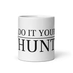 DO IT YOURSELF HUNTER White Glossy Coffee Mug - DO IT YOURSELF HUNTER