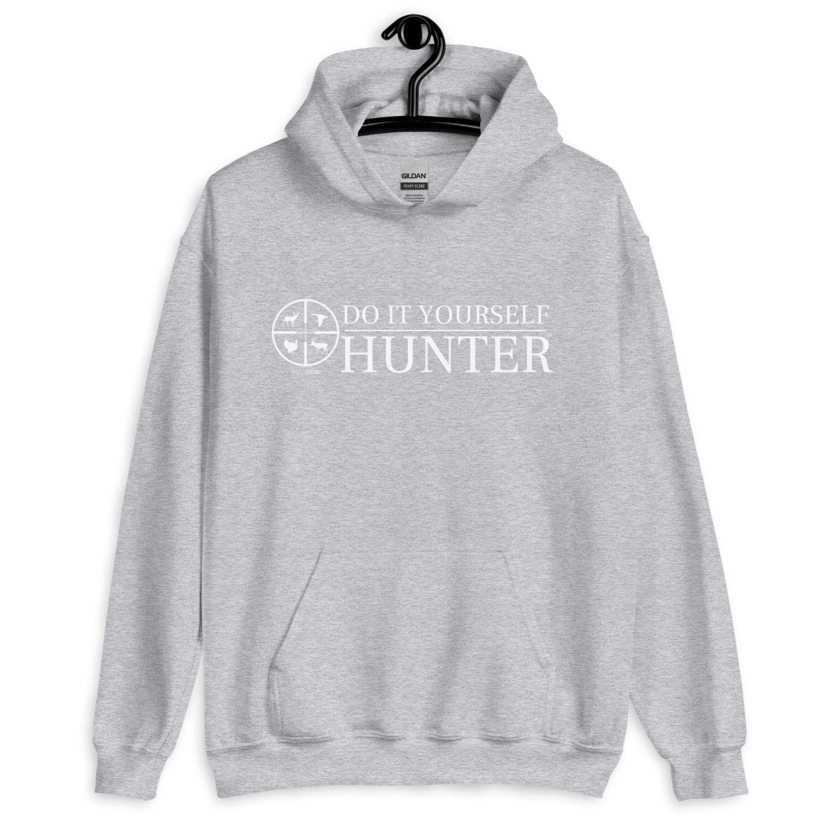 Do It Yourself Hunter White Logo Hoodie - DO IT YOURSELF HUNTER