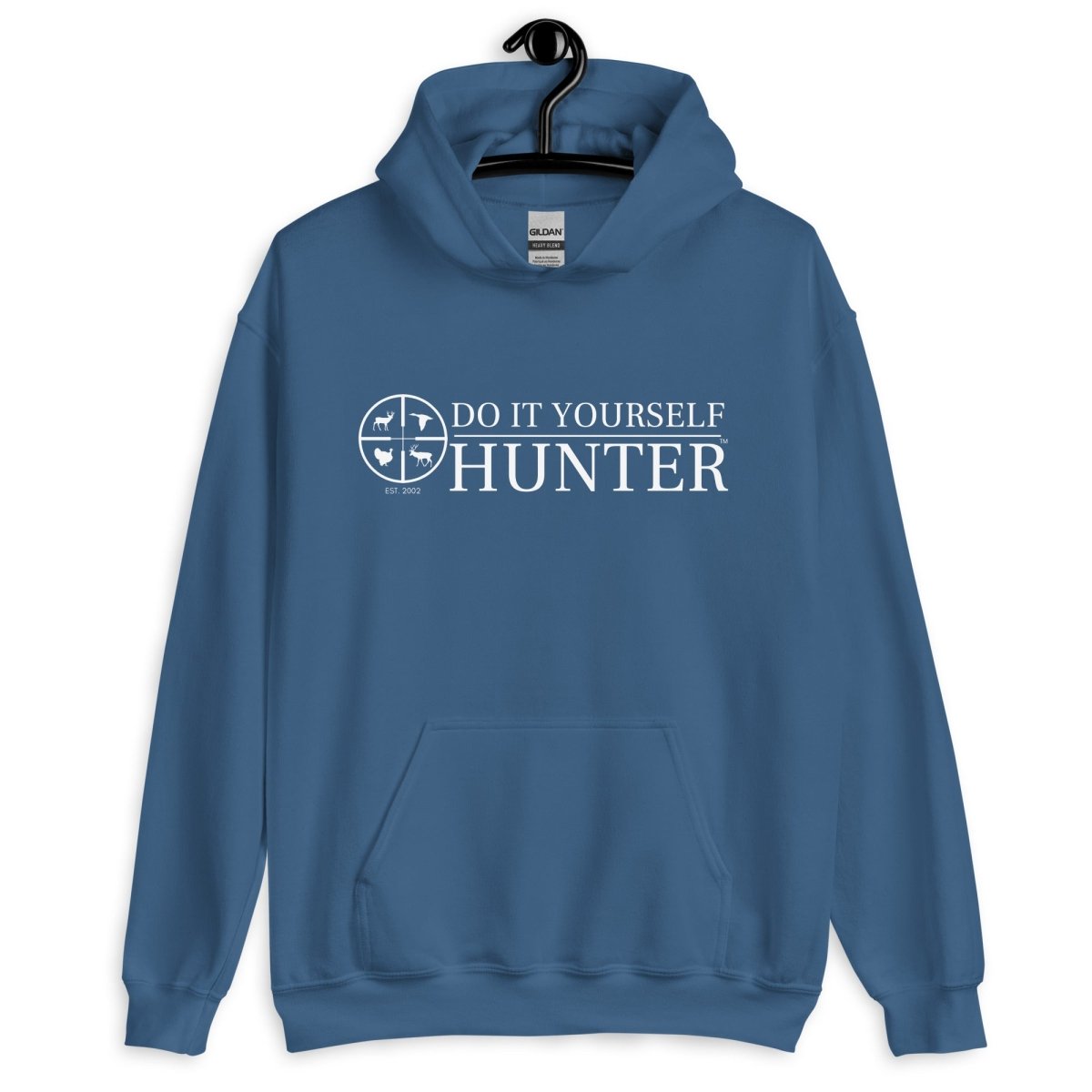 Do It Yourself Hunter White Logo Hoodie - DO IT YOURSELF HUNTER