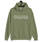 Do It Yourself Hunter White Logo Hoodie - DO IT YOURSELF HUNTER