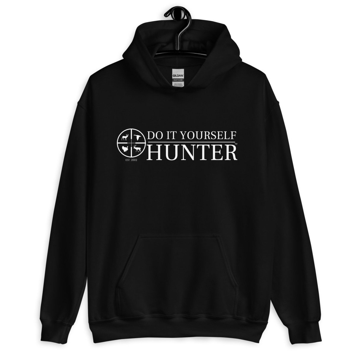 Do It Yourself Hunter White Logo Hoodie - DO IT YOURSELF HUNTER