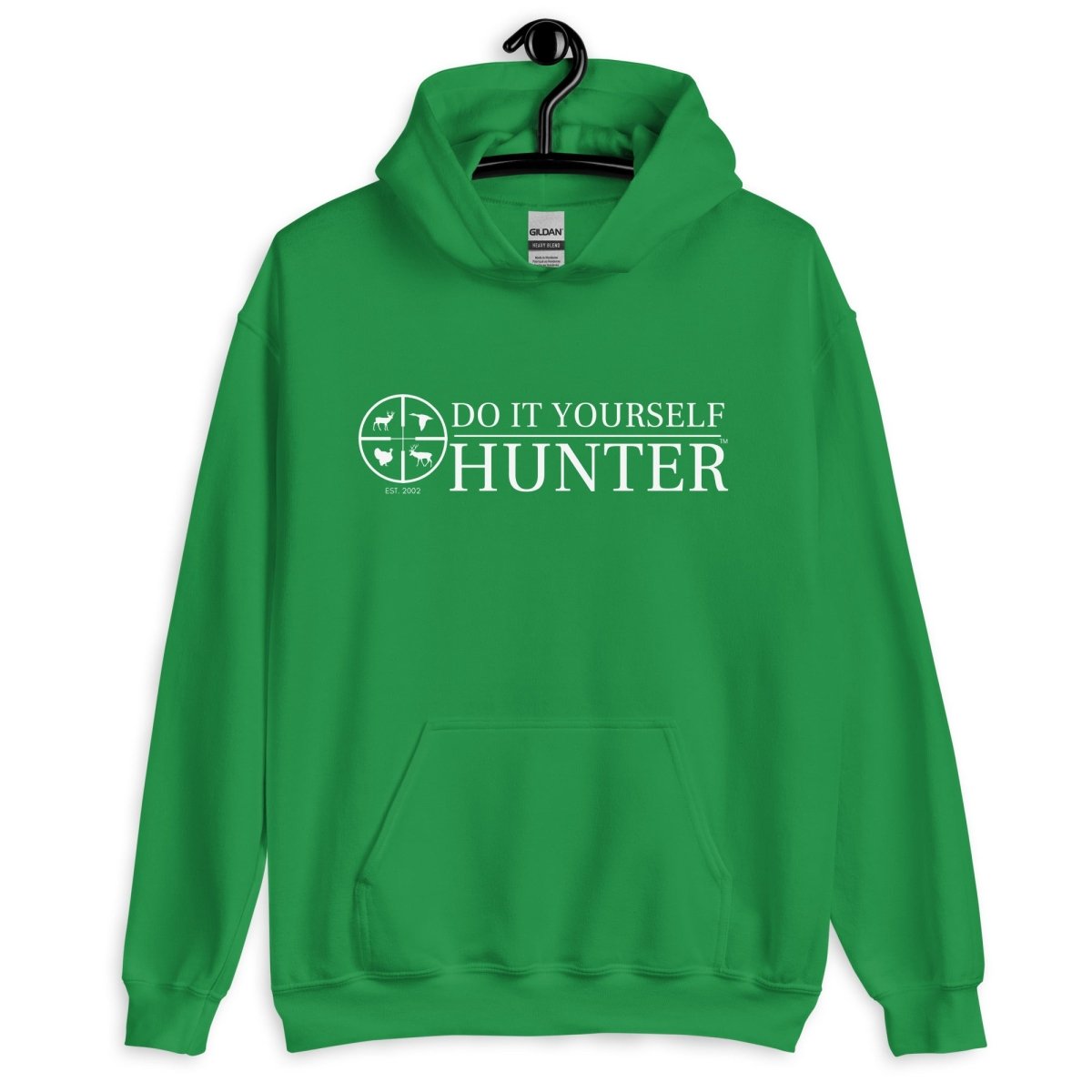 Do It Yourself Hunter White Logo Hoodie - DO IT YOURSELF HUNTER