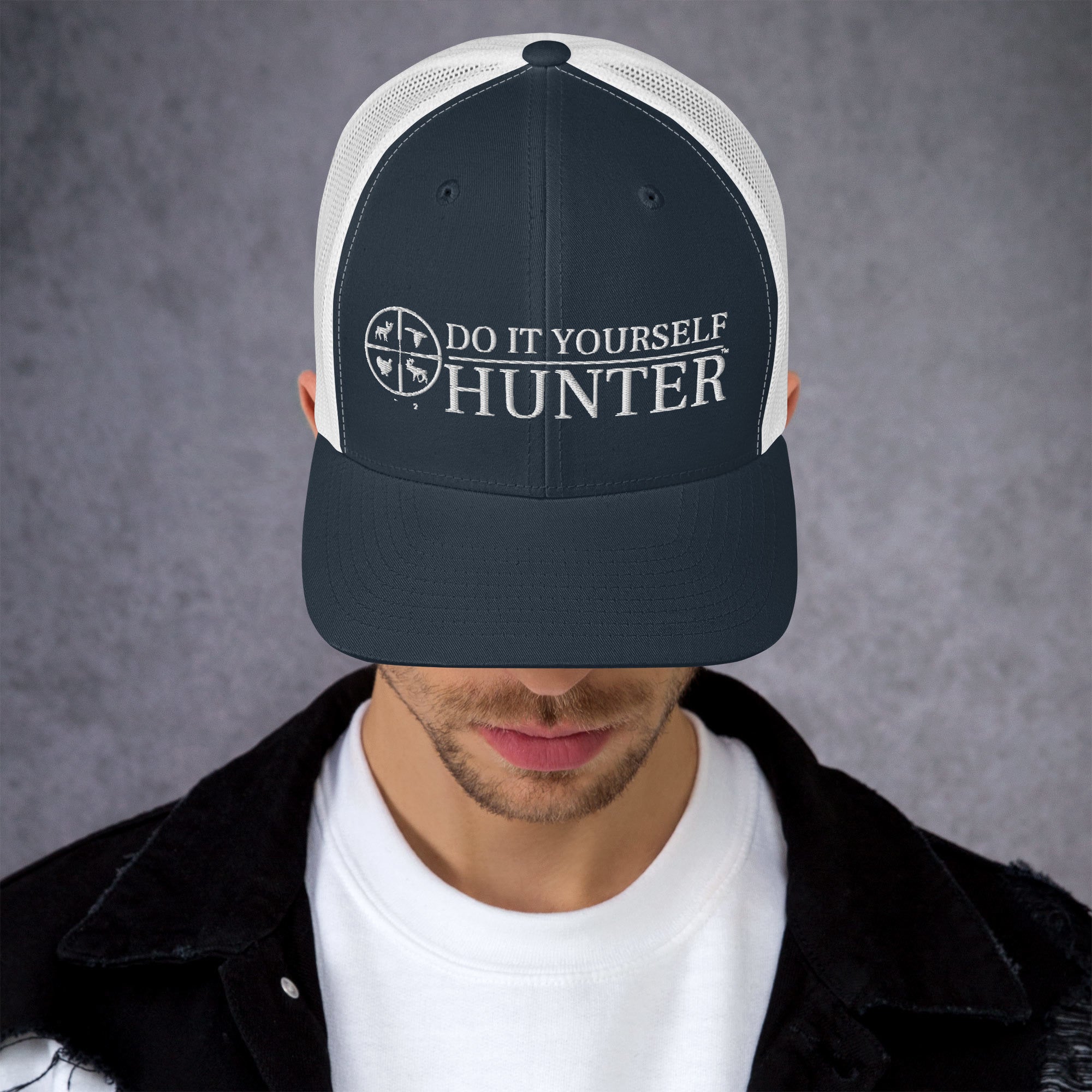 Do It Yourself Hunter Logo Trucker Cap