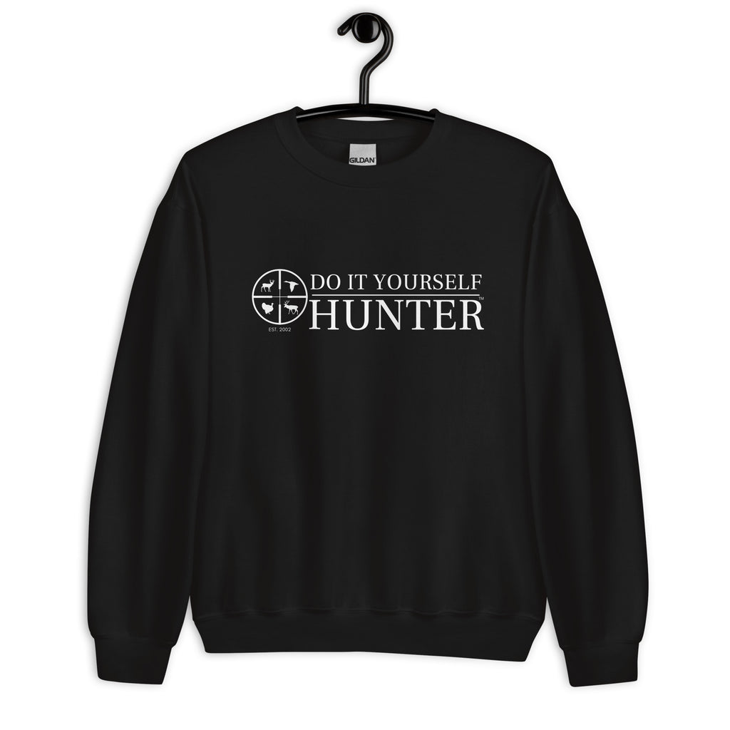 DO IT YOURSELF HUNTER  White Logo Sweatshirt