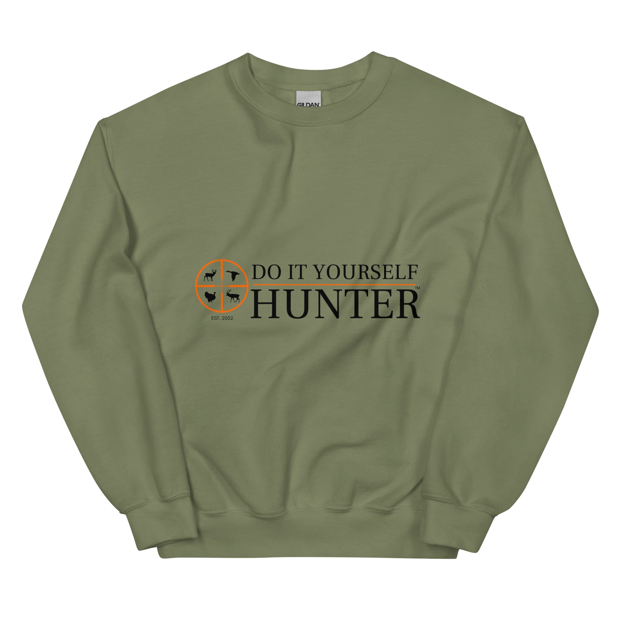 Do it Yourself Hunter Sweatshirt - Logo with Orange