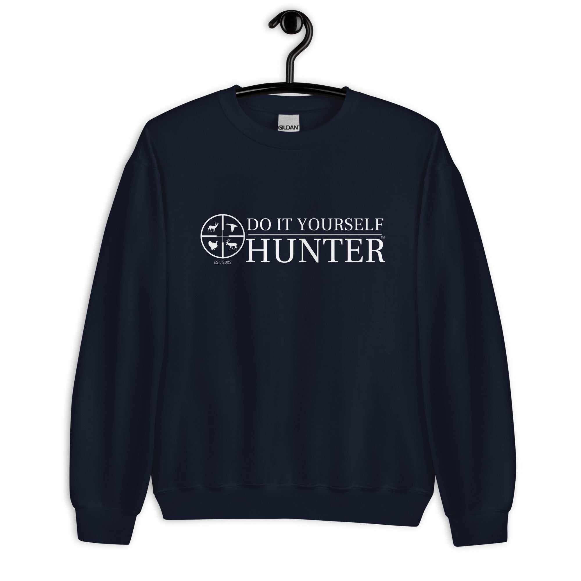 DO IT YOURSELF HUNTER  White Logo Sweatshirt
