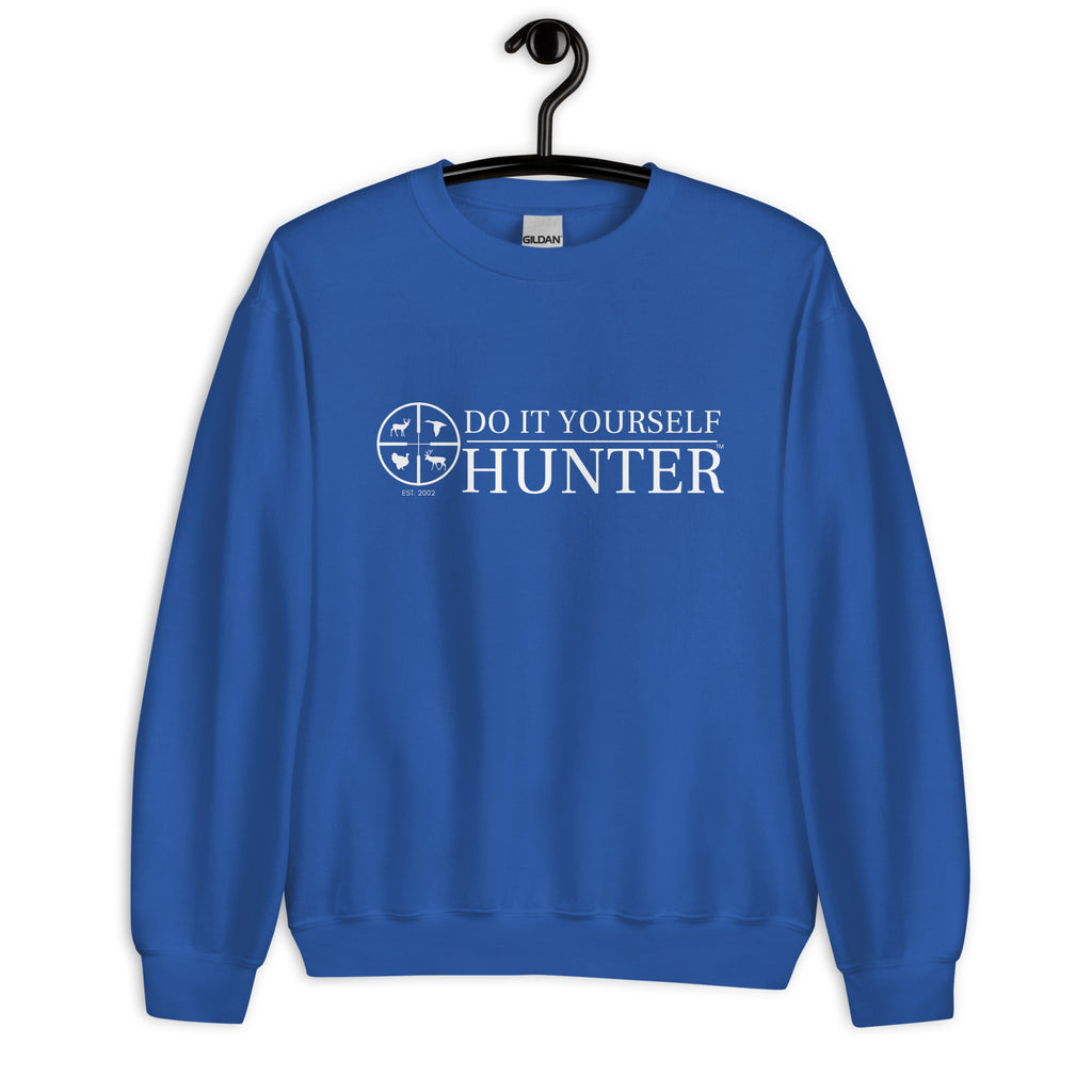 DO IT YOURSELF HUNTER  White Logo Sweatshirt